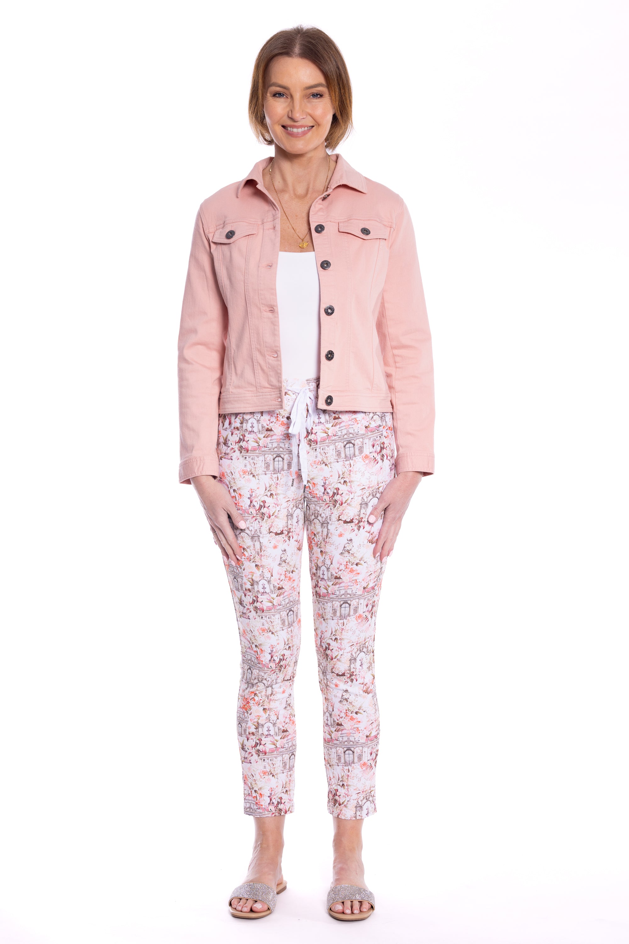 Cafe Latte Jacket Pink CLM117
