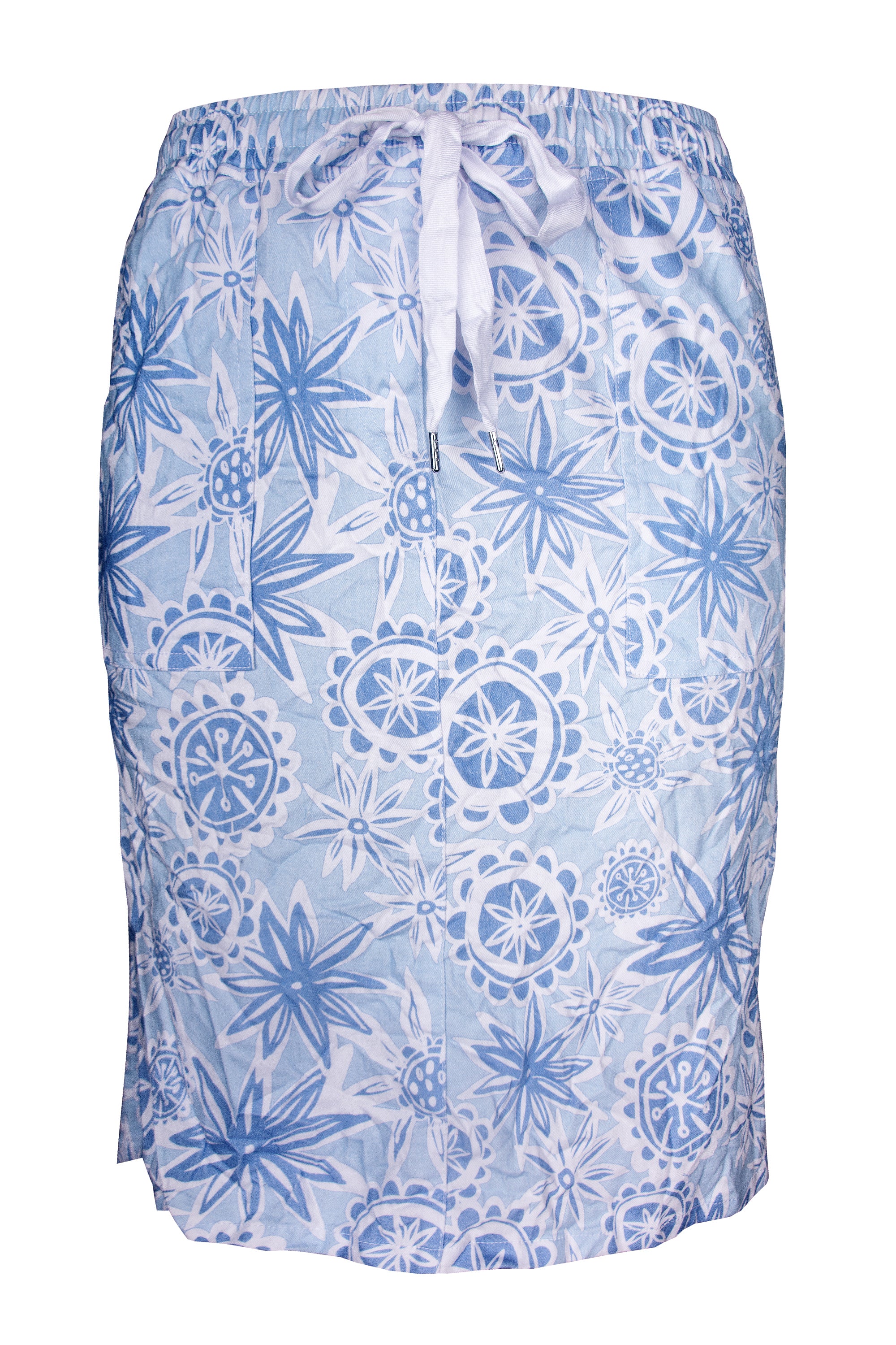 Cafe Latte Blue Summer Skirt CLM497