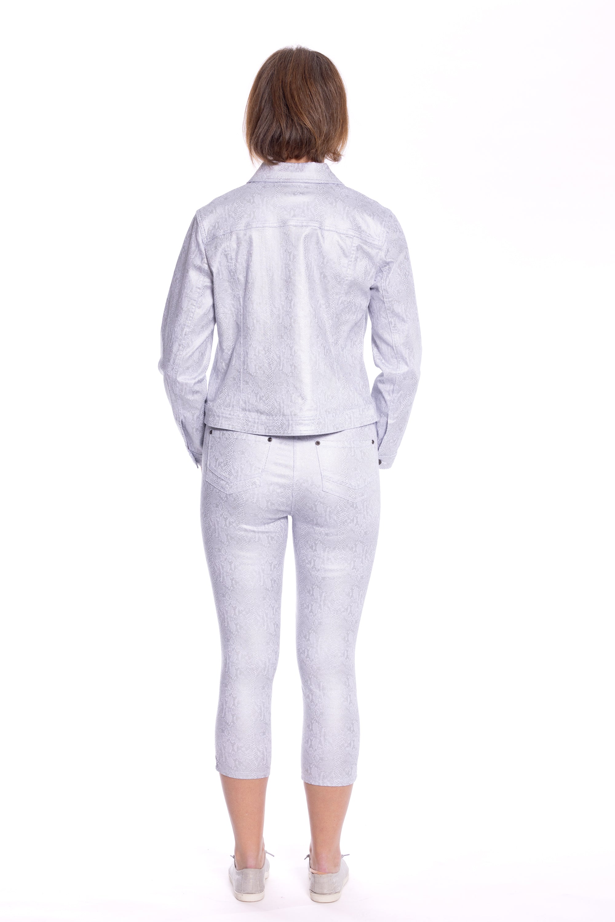 Cafe Latte Silver Snake Jacket CLM508