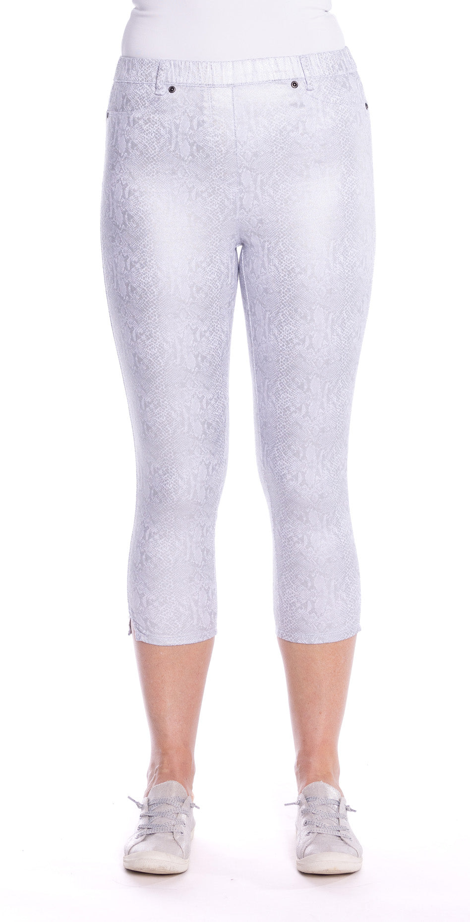 Cafe Latte Silver Snake Pants CLM509
