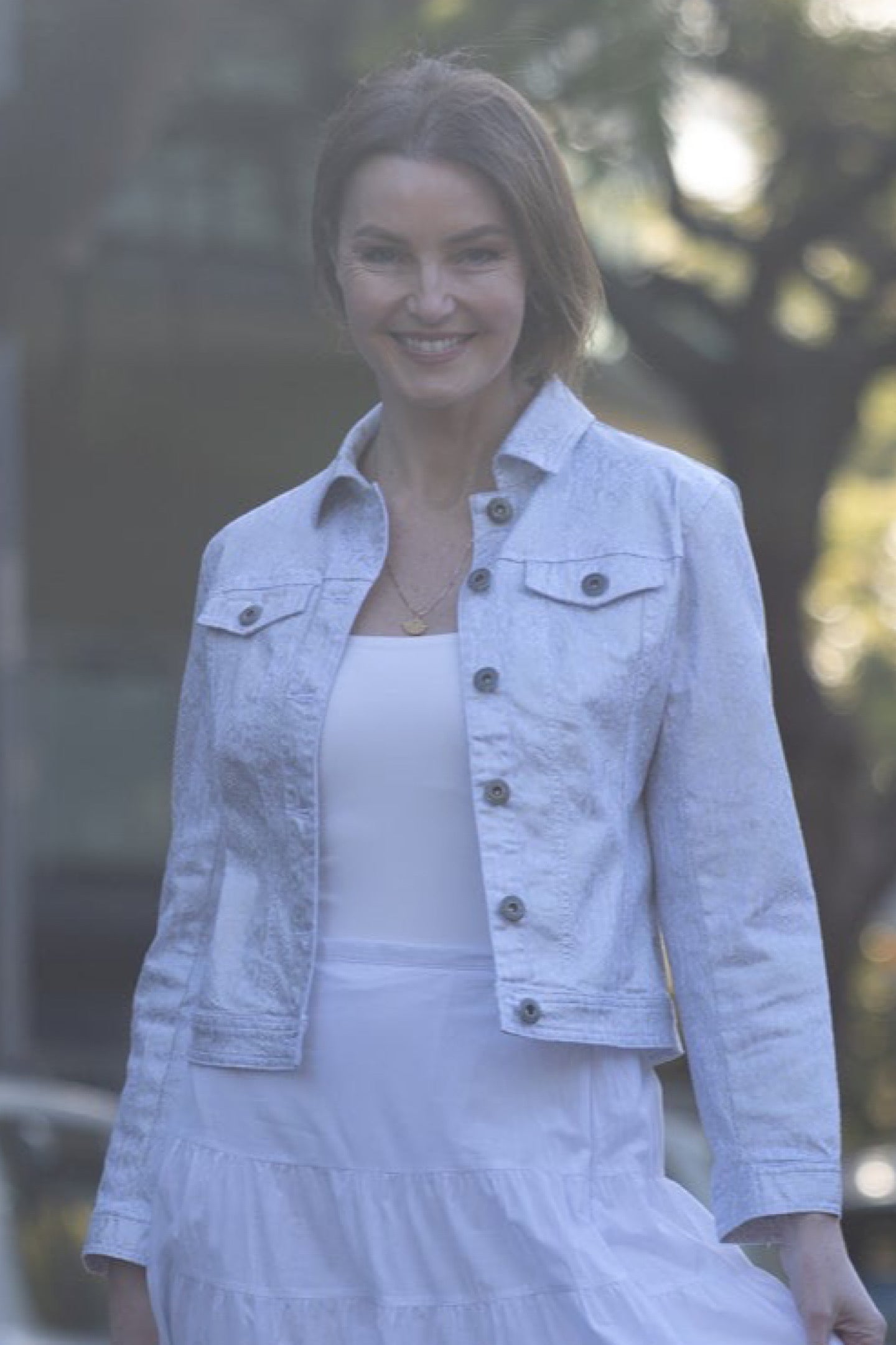 Cafe Latte Silver Snake Jacket CLM508