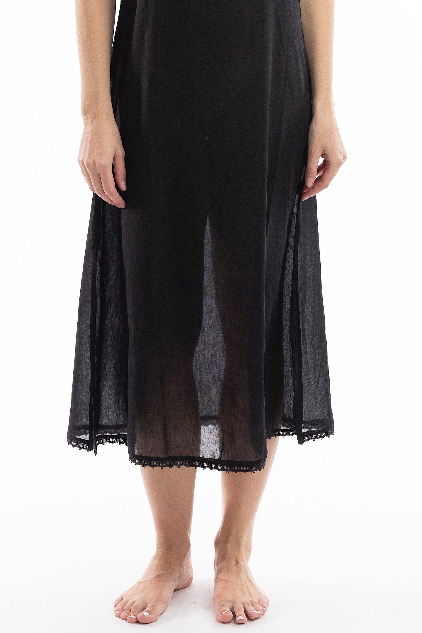 Orientique Black Maxi  Slip