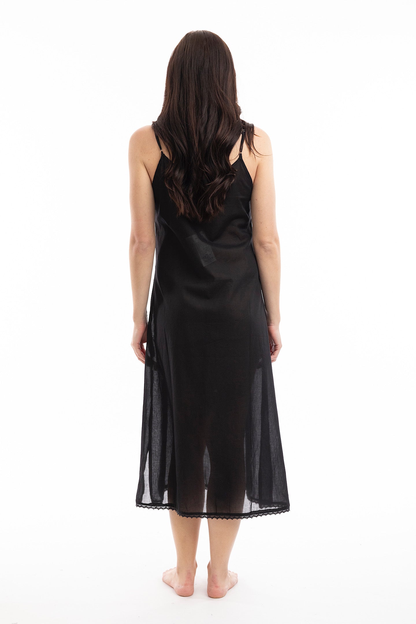 Orientique Black Maxi  Slip