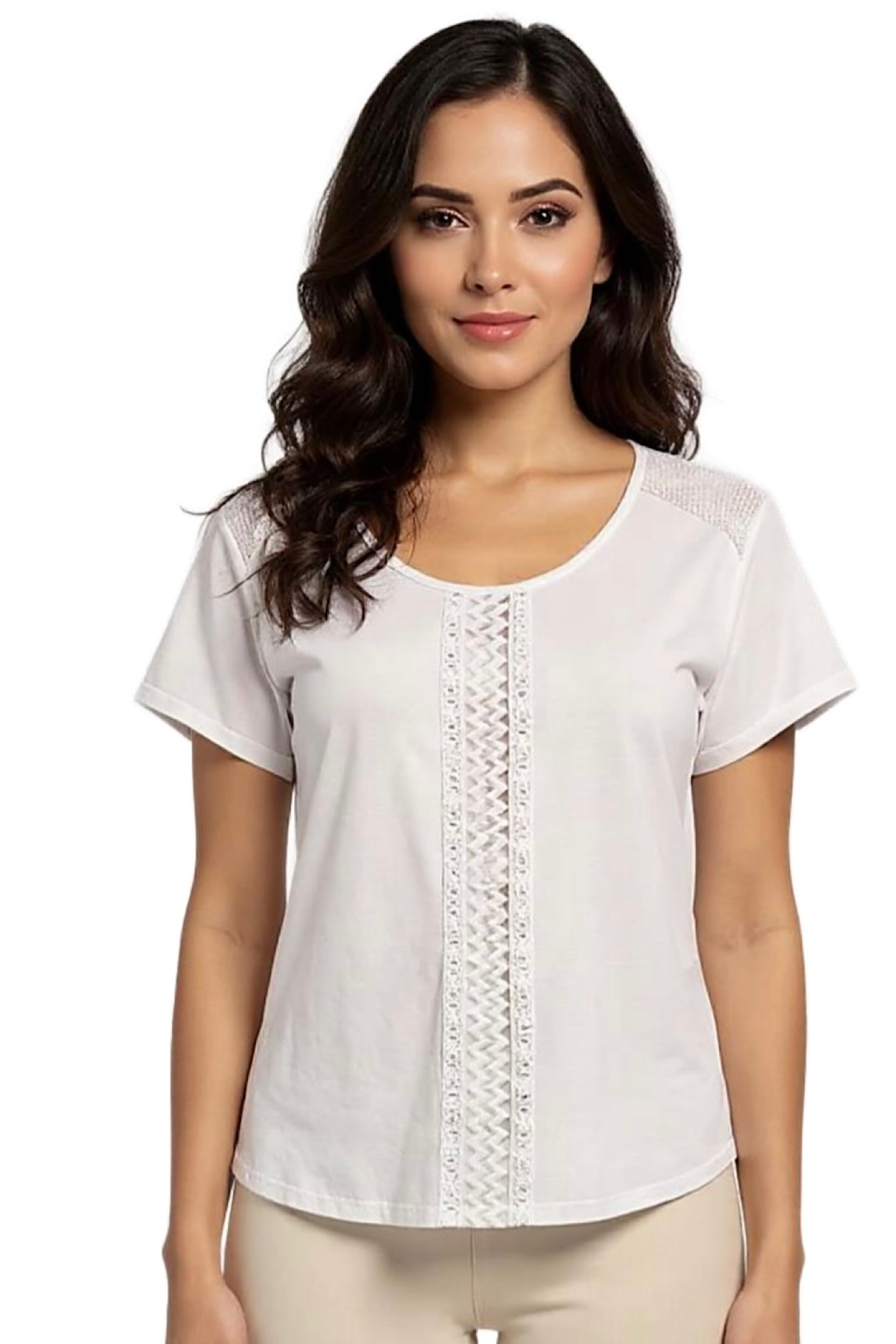 Cafe Latte White Tee CLM567