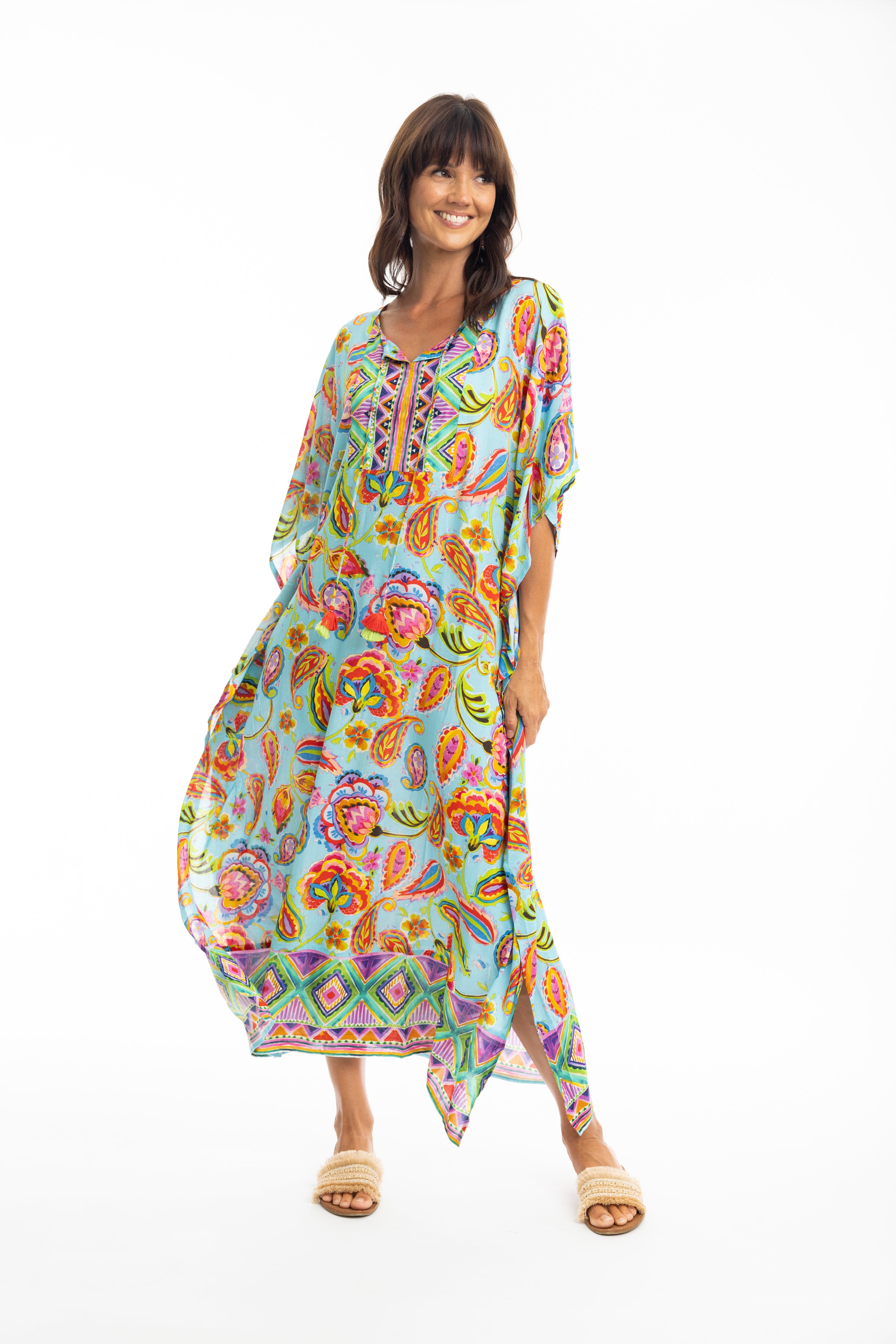 Escape Gabriella Blue Kaftan