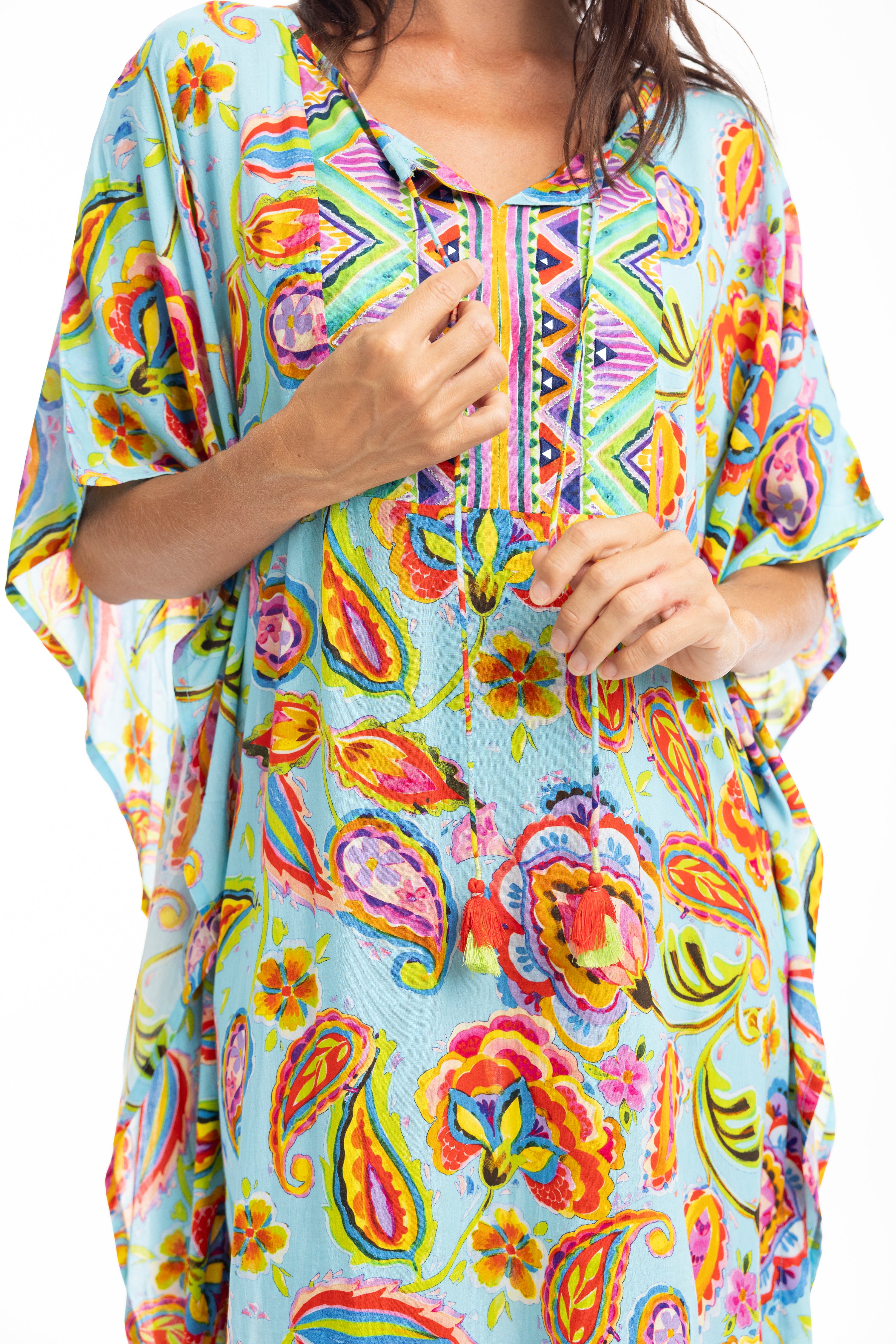 Escape Gabriella Blue Kaftan