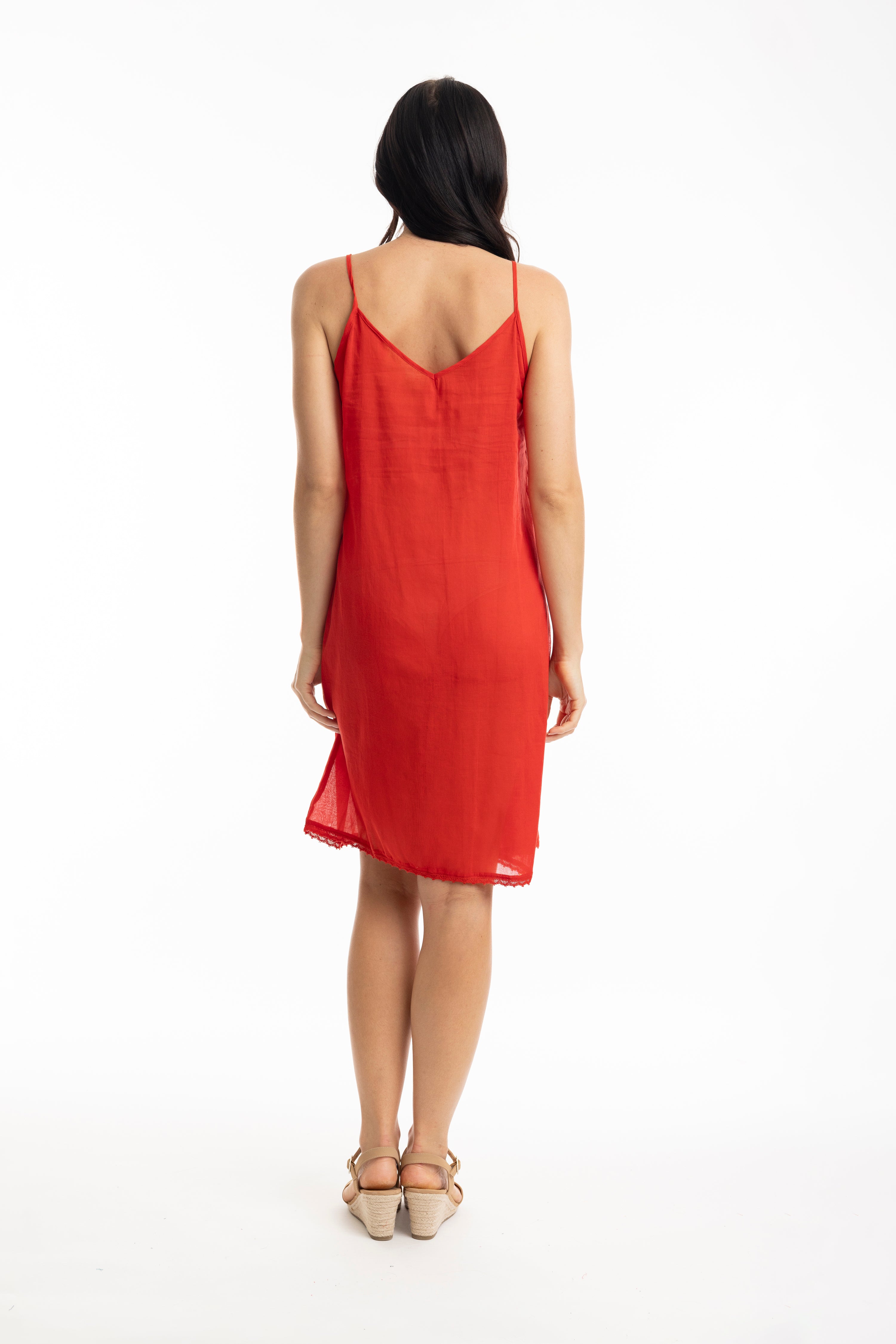 Orientique Red Long  Slip