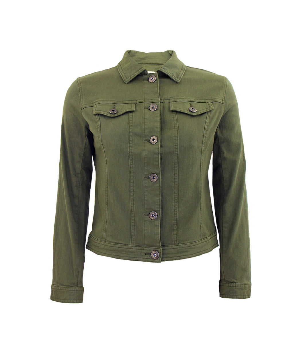 Cafe Latte Jacket Khaki  CLM117