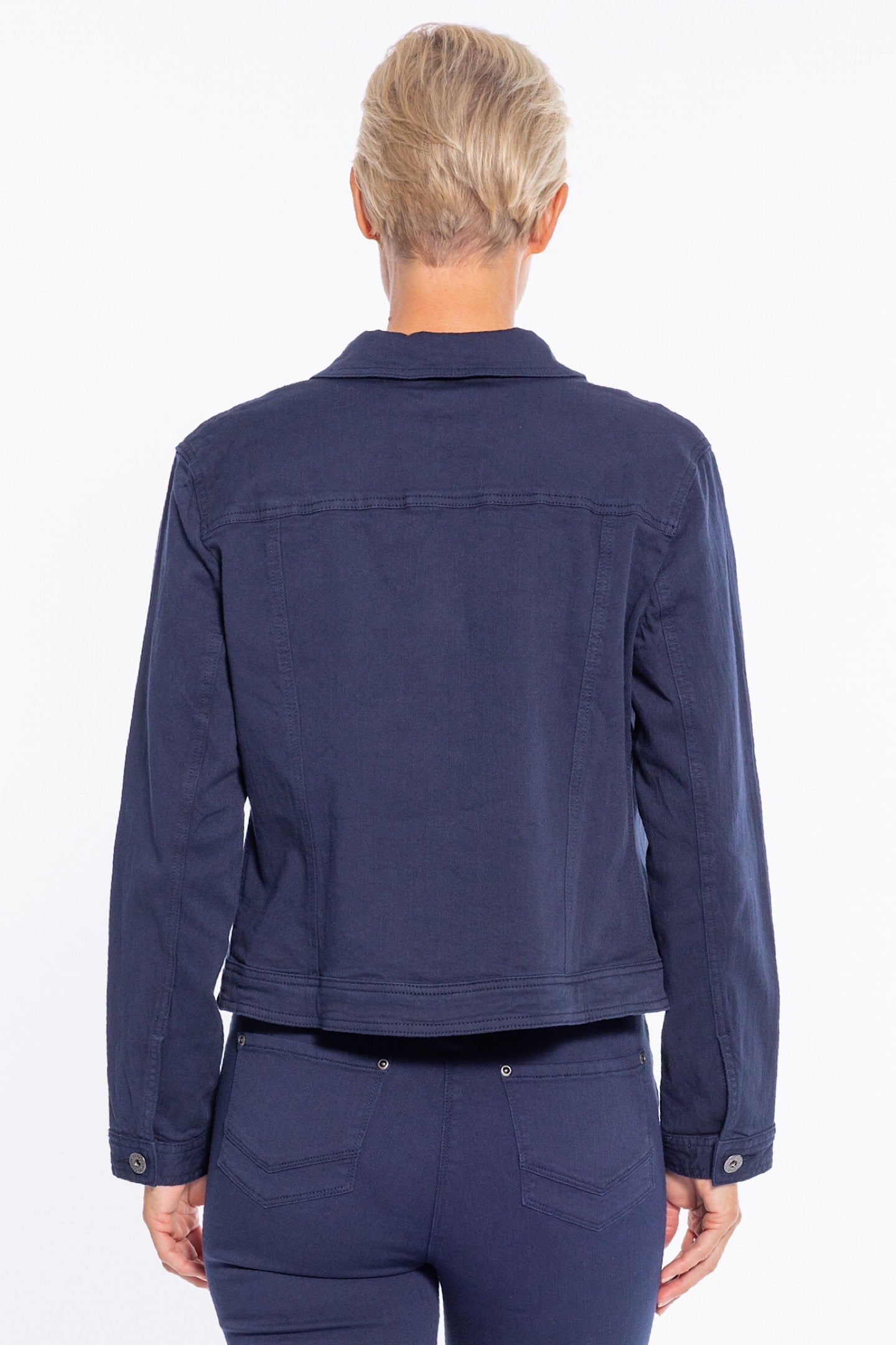 Cafe Latte Jacket Navy CLM117